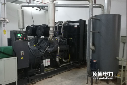 50KW广西顶博发电机组制造机房