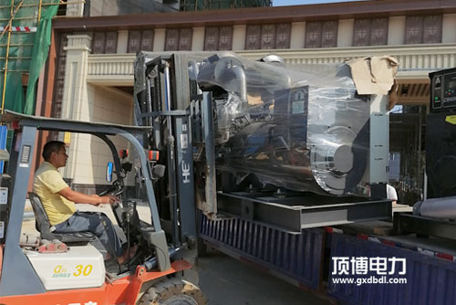 学校广西顶博发电机组制造运输中