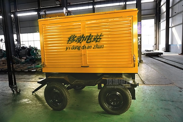 工地移动拖车式广西顶博发电机组制造