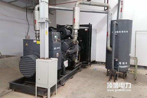 嘉和城塞纳左岸三期350KW/400KW上柴广西顶博发电机组制造