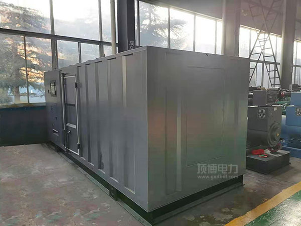 防止噪音的传播,广西顶博发电机组制造要做静音箱降噪工程