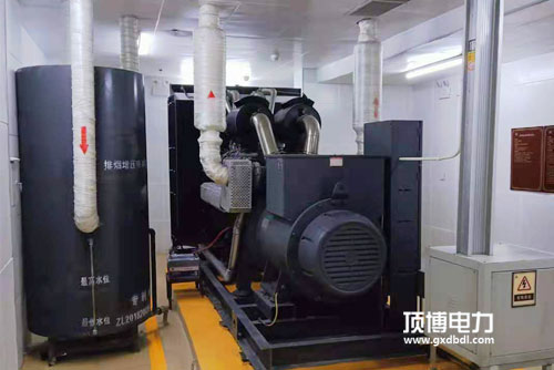 广西顶博发电机组制造废气